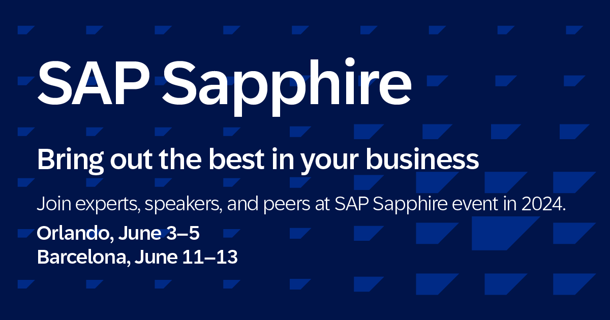 SAP Sapphire SAP Sapphire 2024